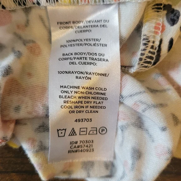 Loft Mixed Media Floral Top - Picture 2 of 5